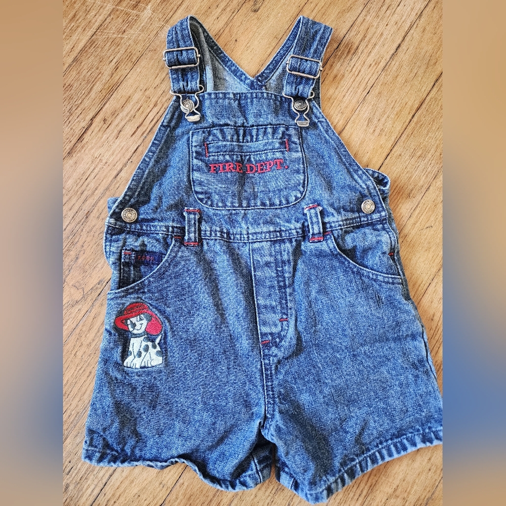 Denim Fire Department Overalls
